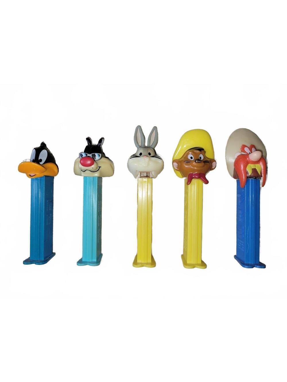 Pez Looney Toons Daffy Duck Sylvester Bugs Bunny Yosemite Sam Speedy Gonzales